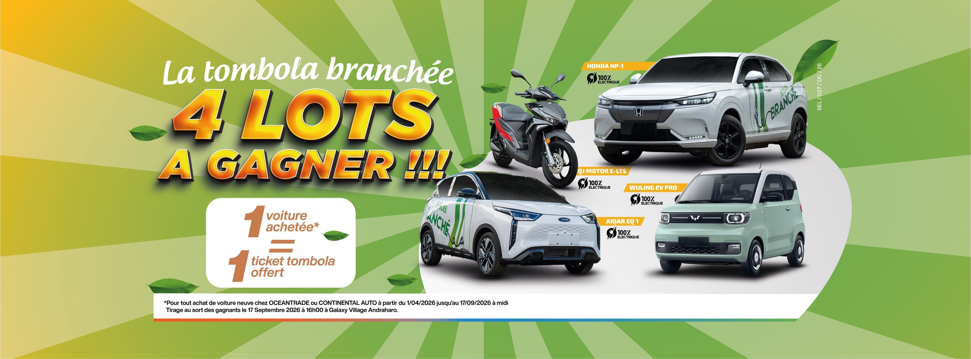 Tombola branchée